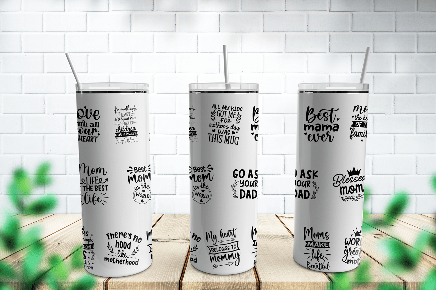 Mother's Day Tumbler Wrap