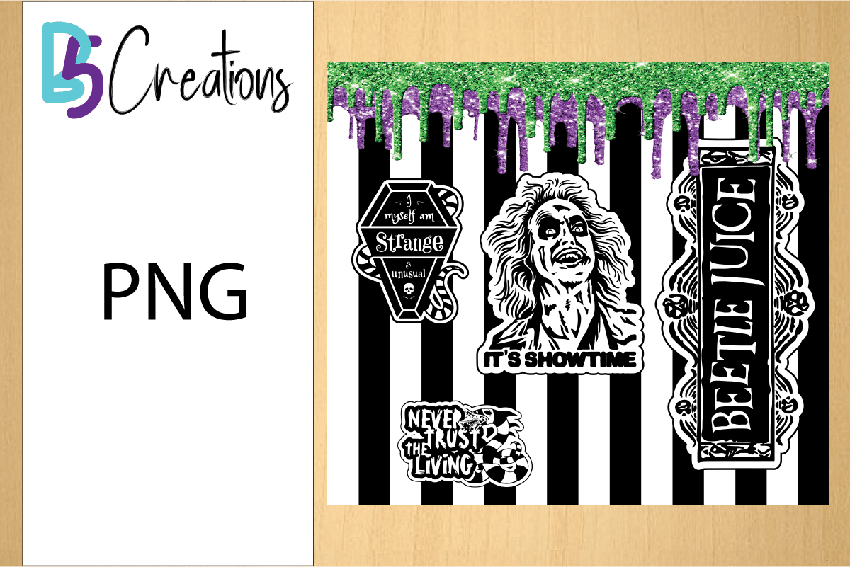 Beetlejuice Tumbler Wrap - Image 2